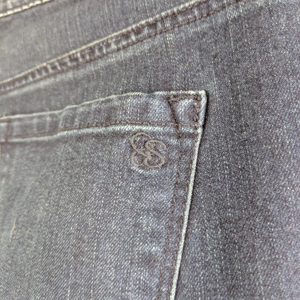 JESSICA SIMPSON Skinny Crop Ankle Zip Jeans Sz 30 - Picture 7 of 11
